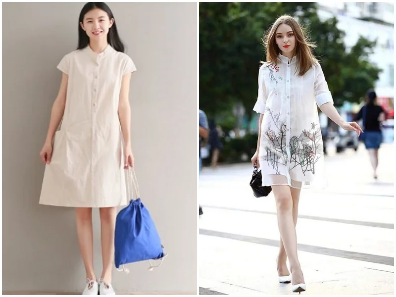 những mẫu đầm sơ mi đẹp nhất (19)