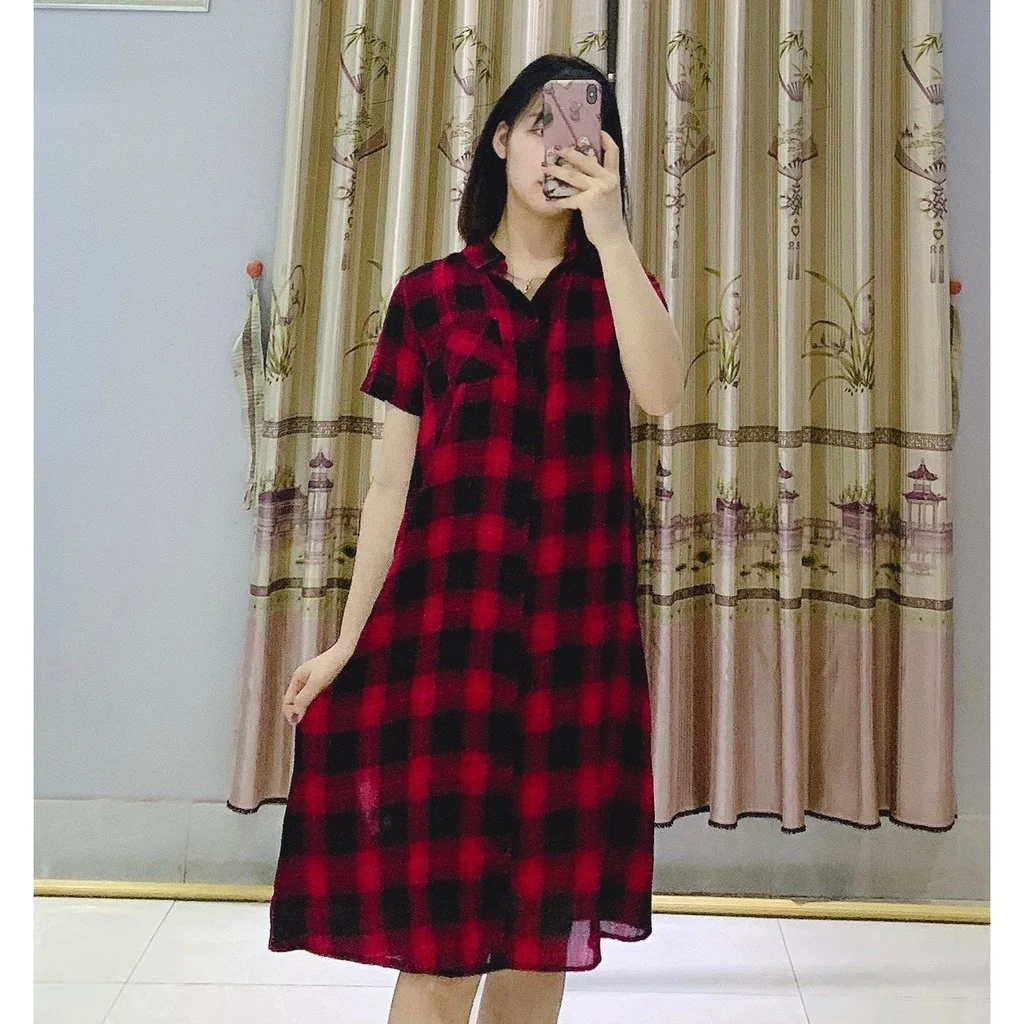 những mẫu đầm sơ mi đẹp nhất - mẫu 67