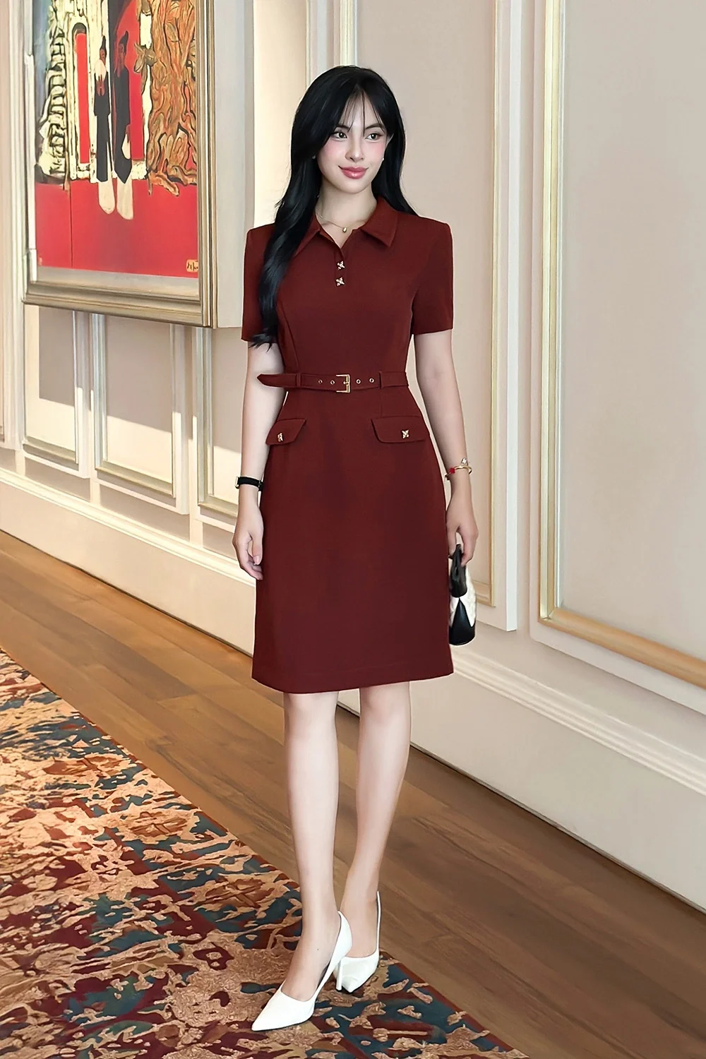 Đầm sơ mi - Những mẫu đầm của sự tiện lợi