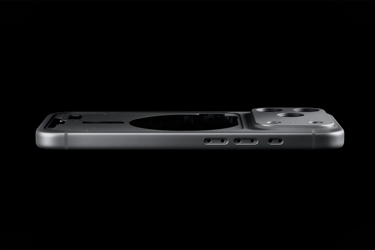 Hình ảnh khung nhôm nguyên khối của iPhone 17 Pro
