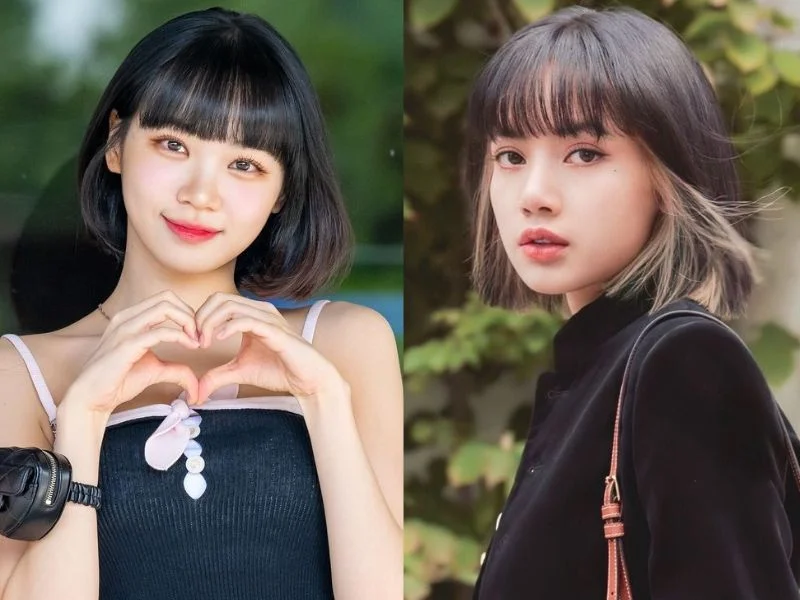 Tóc ngắn mái bằng thưa