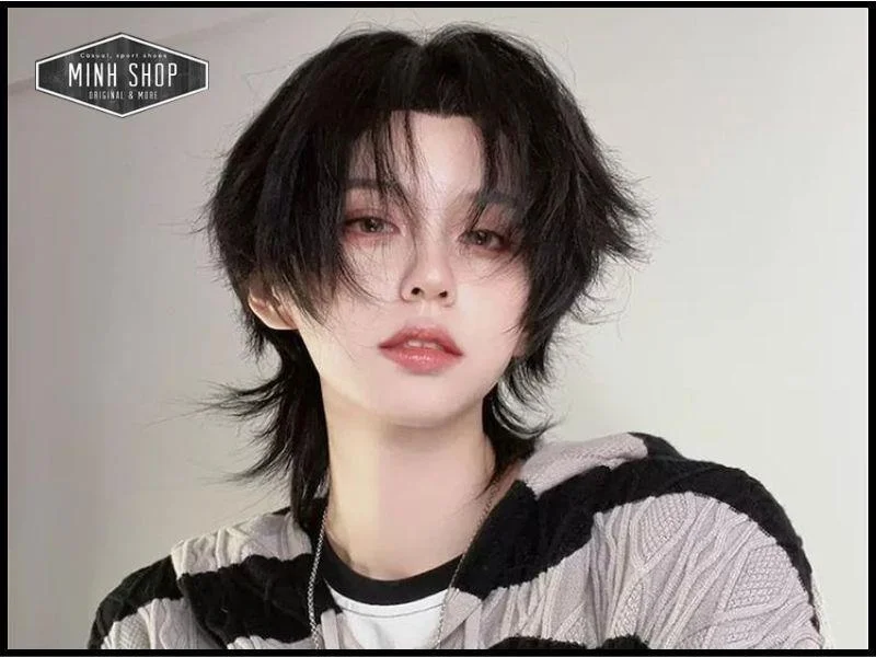 Kiểu tóc layer mullet nam thời thượng tạo nên vẻ ngoài lãng tử