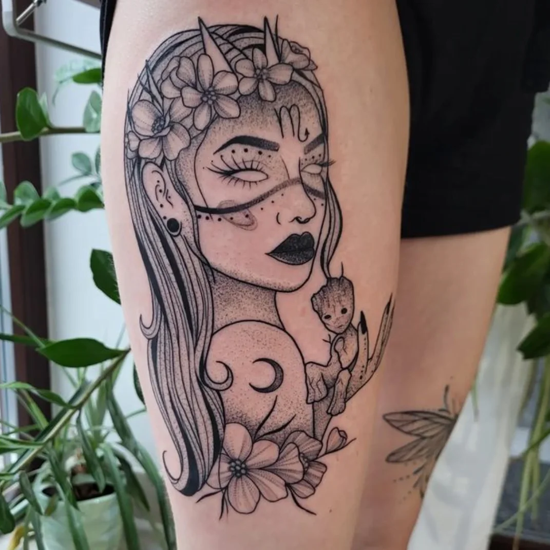 Hình xăm chân : bí ẩn nghệ thuật xăm hình - Tattoo Shop - Lâm Việt