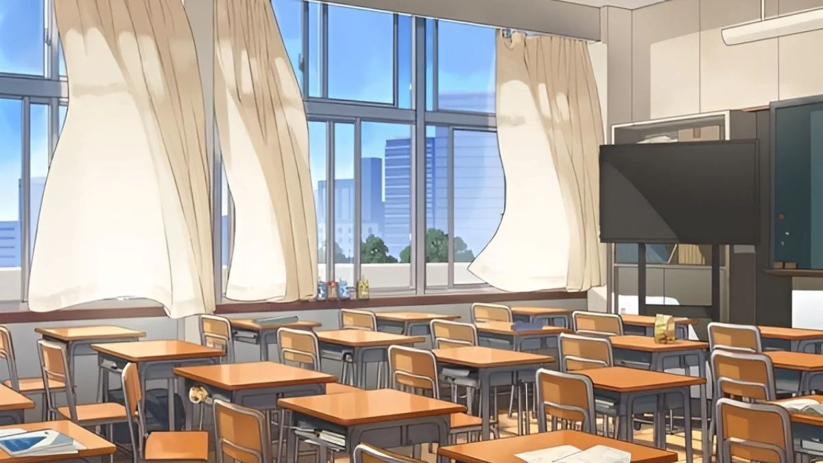 Hình ảnh lớp học Anime