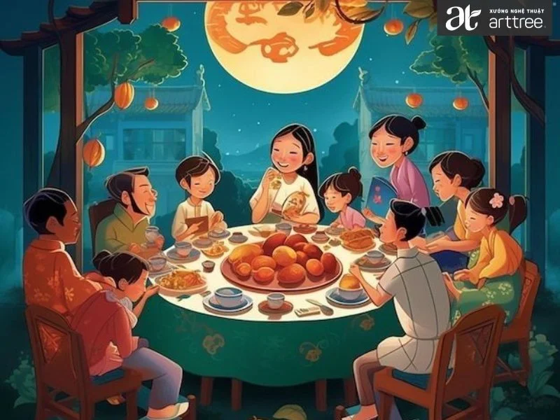 Tổng hợp 10+ bức tranh vẽ ngày tết đẹp nhất của học sinh (Nguồn tham khảo)
