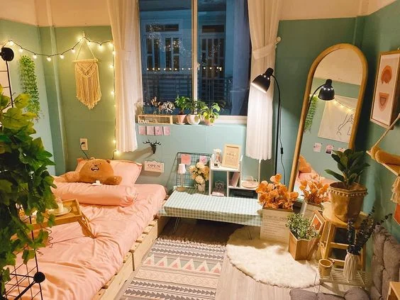 5 mẹo trang trí phòng ngủ nhỏ cho nữ không giường "vibe" nàng thơ