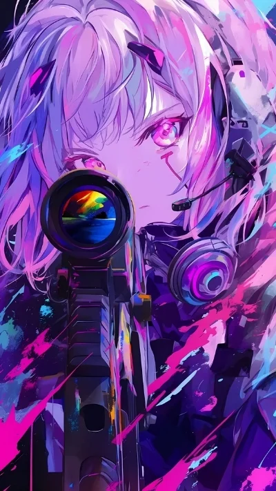 ảnh nền anime nữ 4k hiện đại