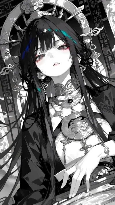 ảnh nền anime nữ ngầu sang chảnh