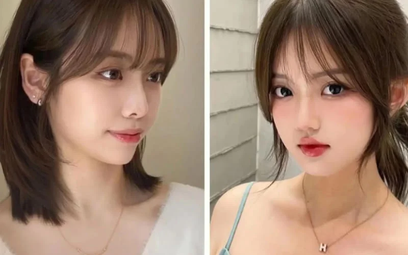 Gợi ý 15+ kiểu tóc mái cho người mặt tròn giúp mặt thon gọn, xinh xắn