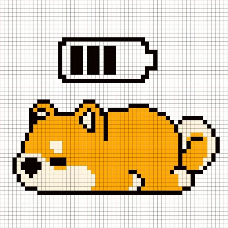 999+ hình tranh Pixel đơn giản, mini cute dễ vẽ theo ô vuông