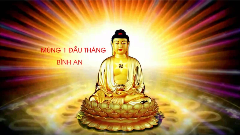 Top 100 hình ảnh phật kèm lời chúc đầu tháng mùng 1 may mắn