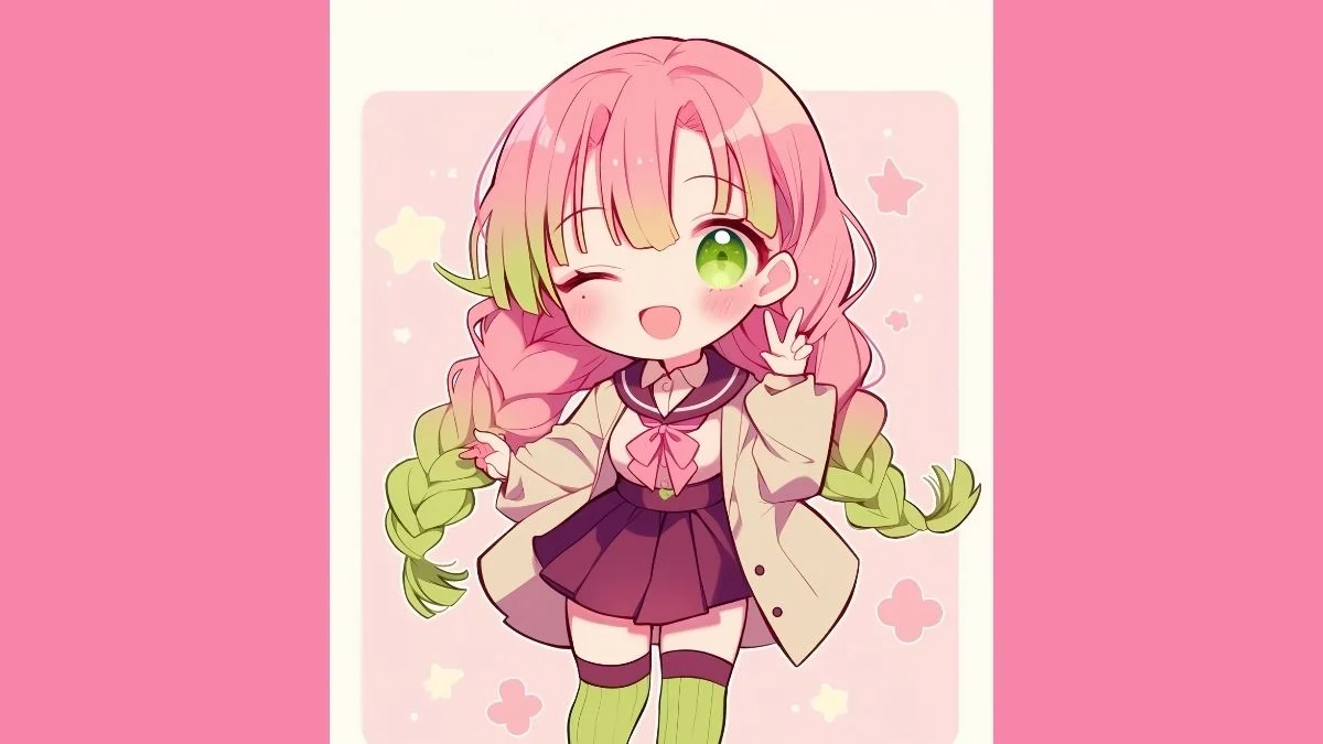 mẫu vẽ tranh Anime nữ chibi đẹp
