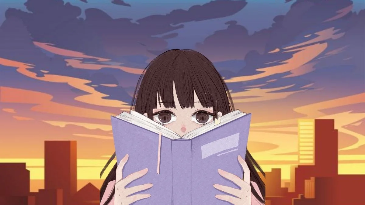 Hình nền ảnh vẽ tranh anime nữ cute