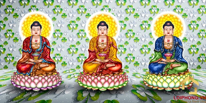 Hình ảnh Tam Thế Phật đẹp số 02