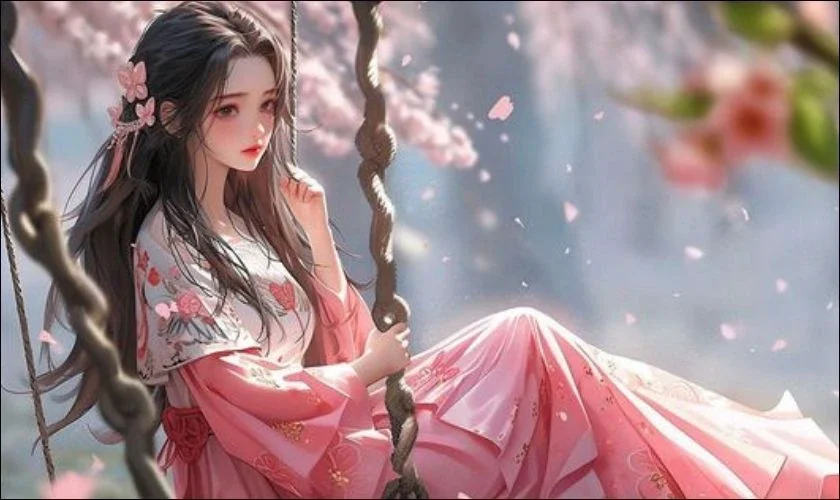 Hình nền anime các nhân vật nữ cổ trang cho laptop