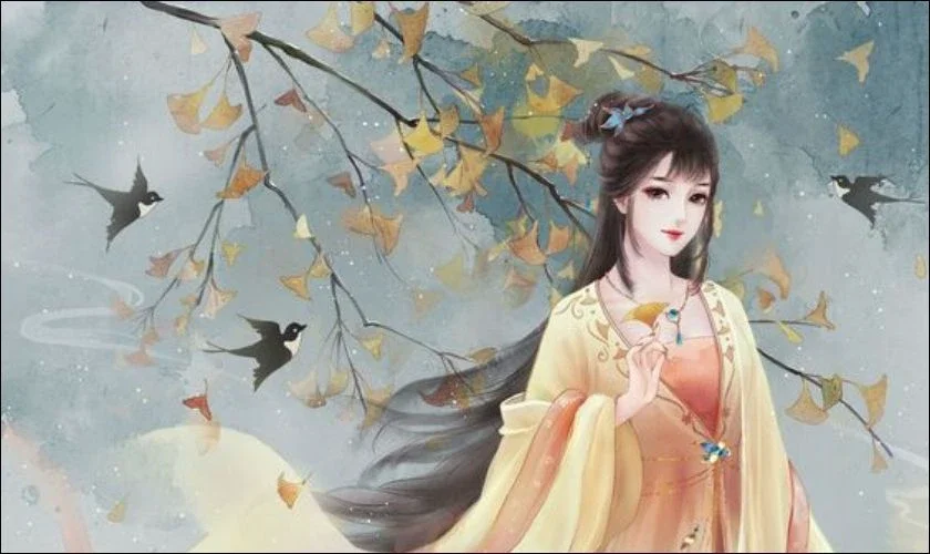 Hình nền anime các nhân vật nữ cổ trang cho PC