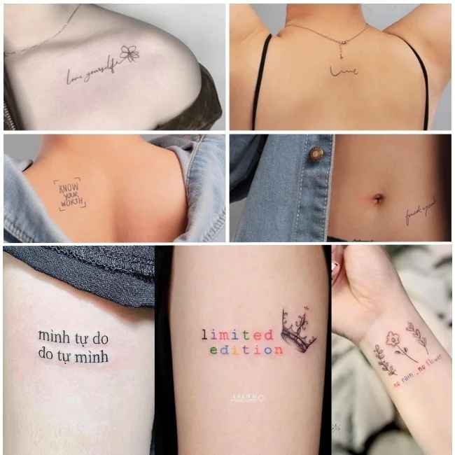 Mẫu hình xăm chữ tên ý nghĩa