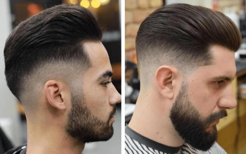 Tóc nam undercut ngắn vuốt ngược