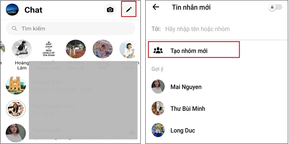 Cách tạo nhóm trên Messenger đơn giản trên máy tính và điện thoại