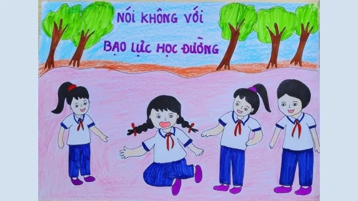 Vẽ Tranh Chống Bạo Lực Học Đường: Cùng Các Em Lan Tỏa Thông Điệp