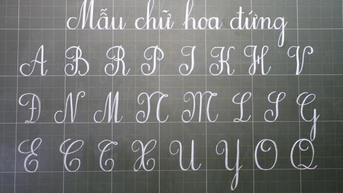 35+ mẫu chữ hoa sáng tạo dễ viết cho người mới bắt đầu