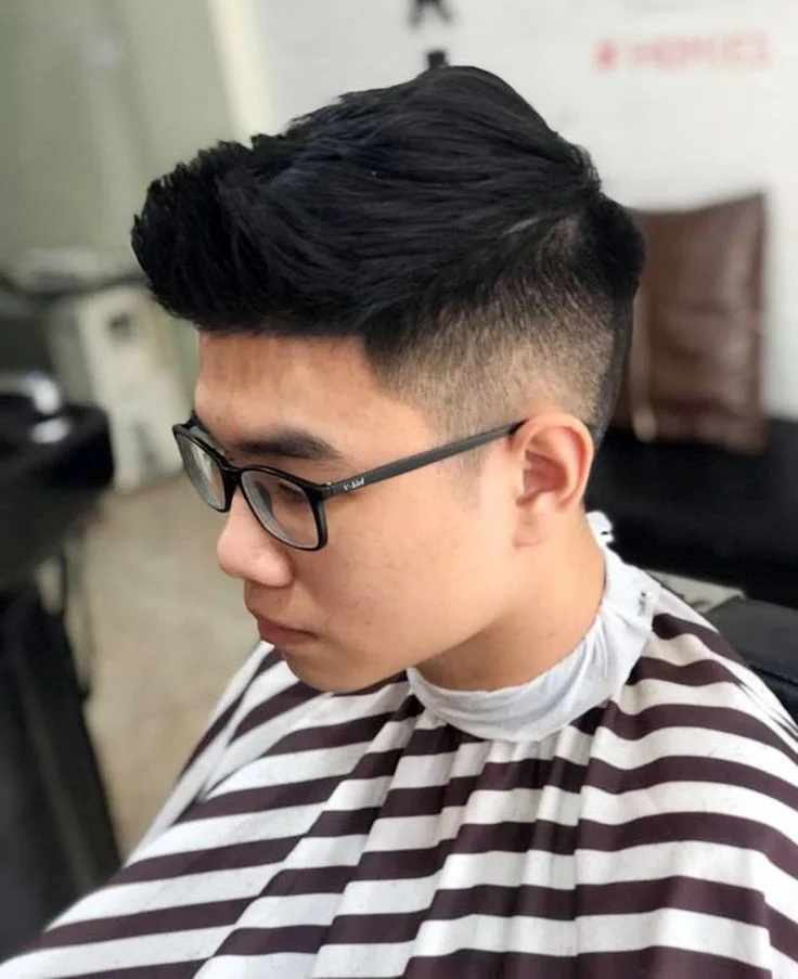 Mẫu tóc nam ngắn đẹp phong cách fade gọn gàng
