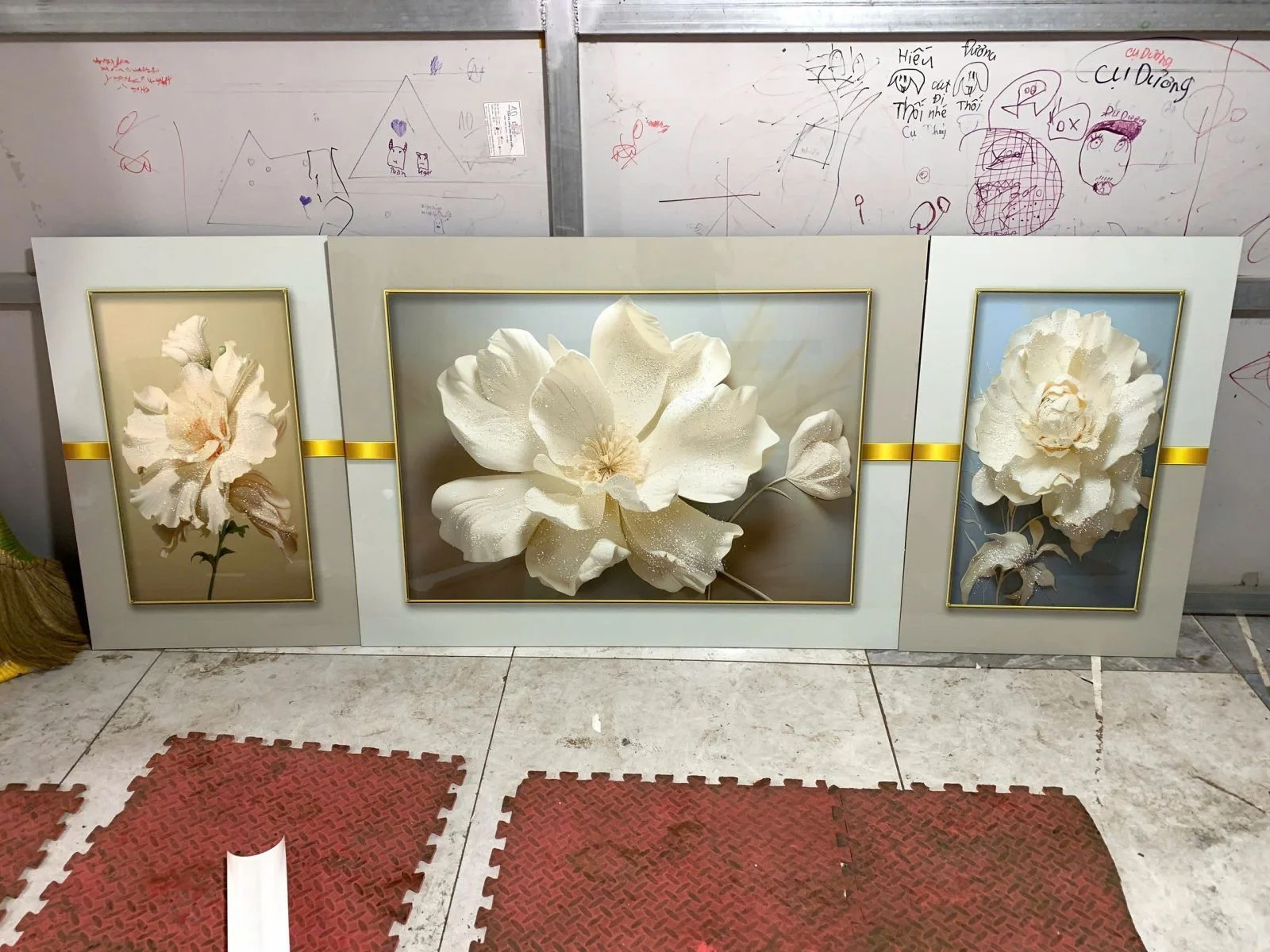 sản xuất tranh đá