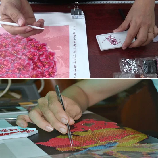 Tranh đính đá trang trí nhà vừa đẹp vừa “sang chảnh”, chị em nên xem làm ngay - 6