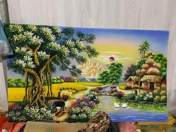 Mẹo Làm Tranh Đính Đá Thẳng Hàng Trang Trí Nhà Cửa Siêu Đẹp – Nội Thất Luxvie