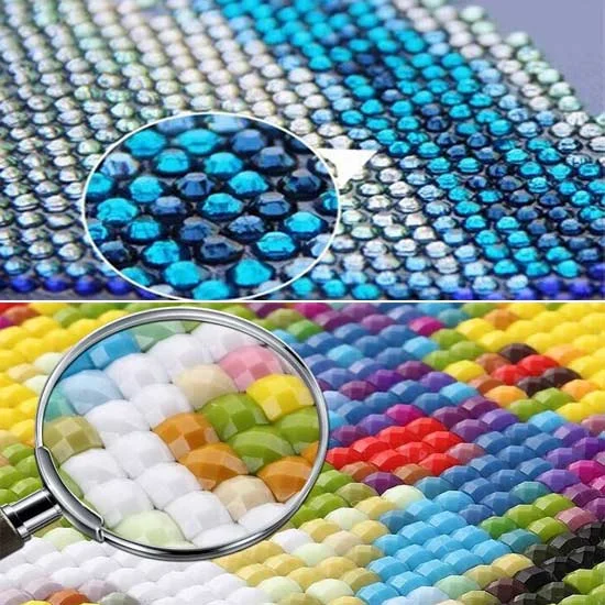 Tranh đính đá trang trí nhà vừa đẹp vừa “sang chảnh”, chị em nên xem làm ngay - 1
