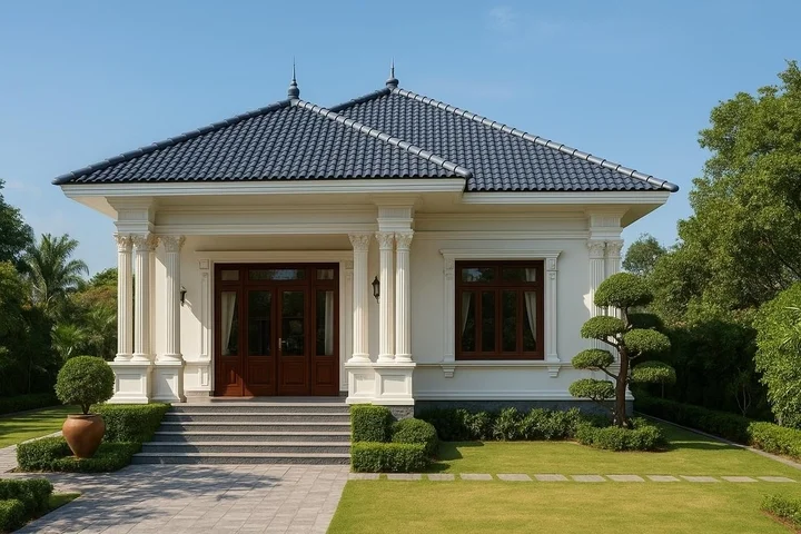 Top 5 mẫu nhà mái Nhật 1 tầng đẹp được ưa chuộng hiện nay