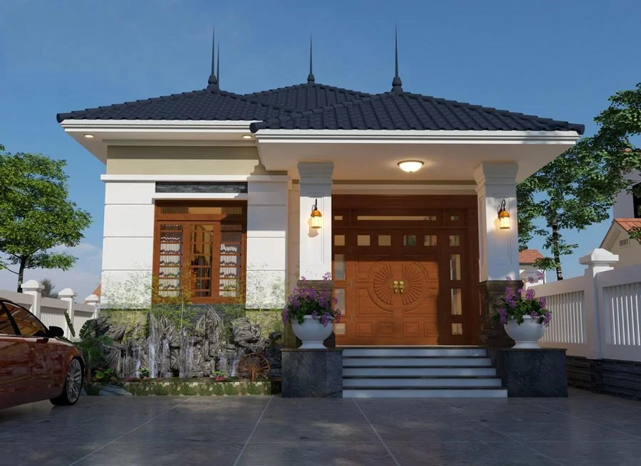 Chi phí thiết kế và thi công nhà cấp 4 mái Nhật